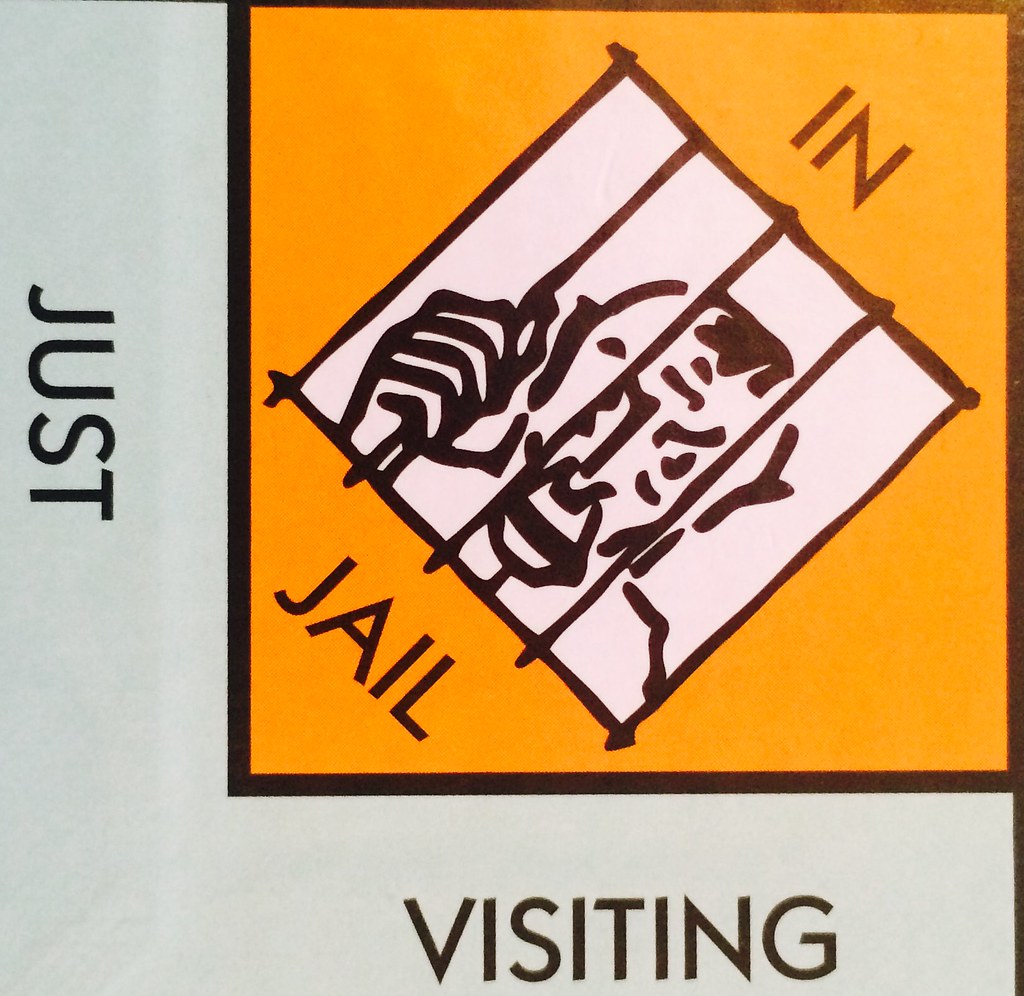 Jail / Just Visiting card