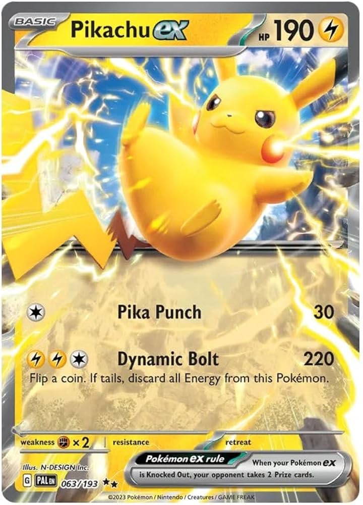 Pokemon ex card