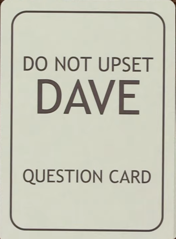 Question Card card